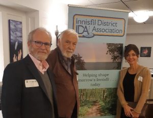 Tim Clark, Stuart Marwick, and Claire Malcolmson attending Rescue Lake Simcoe Coalition Event at Queen's Park